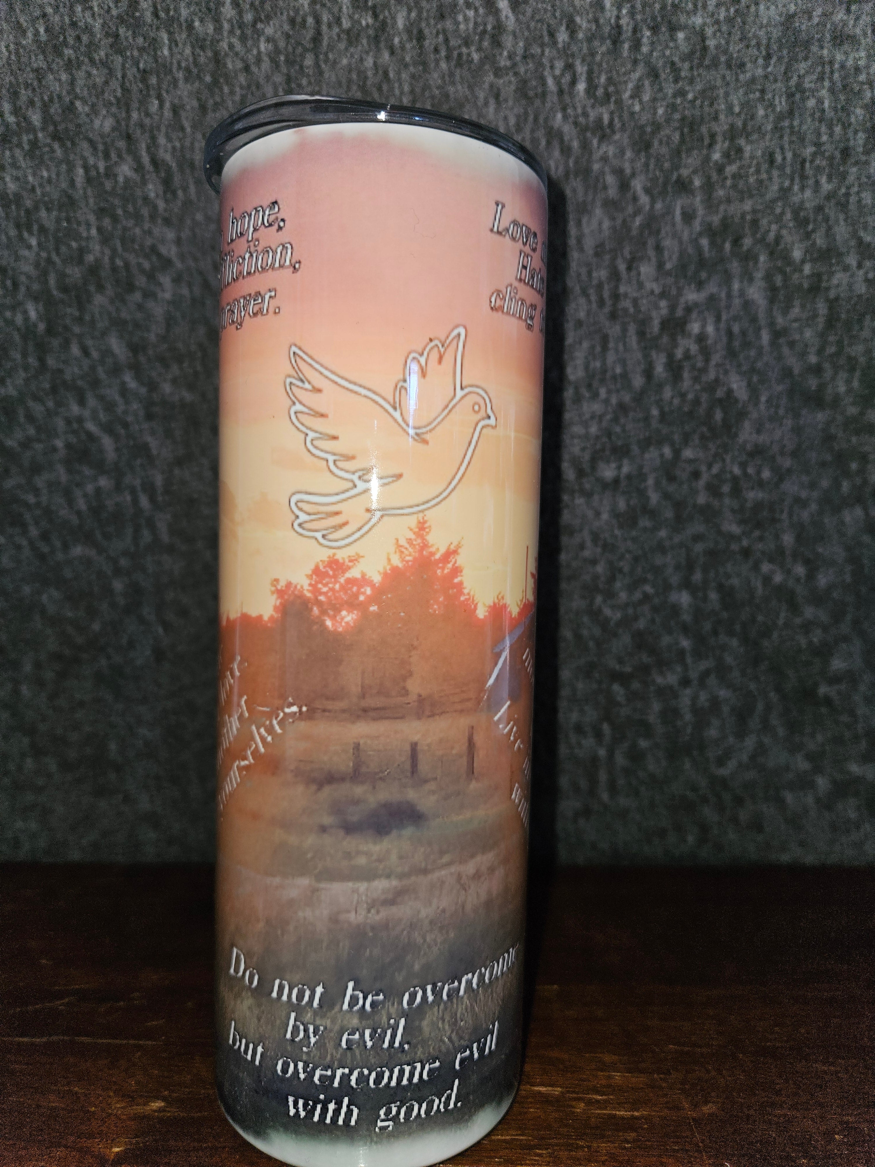 Romans 12 Travel Mug (contains flaw)