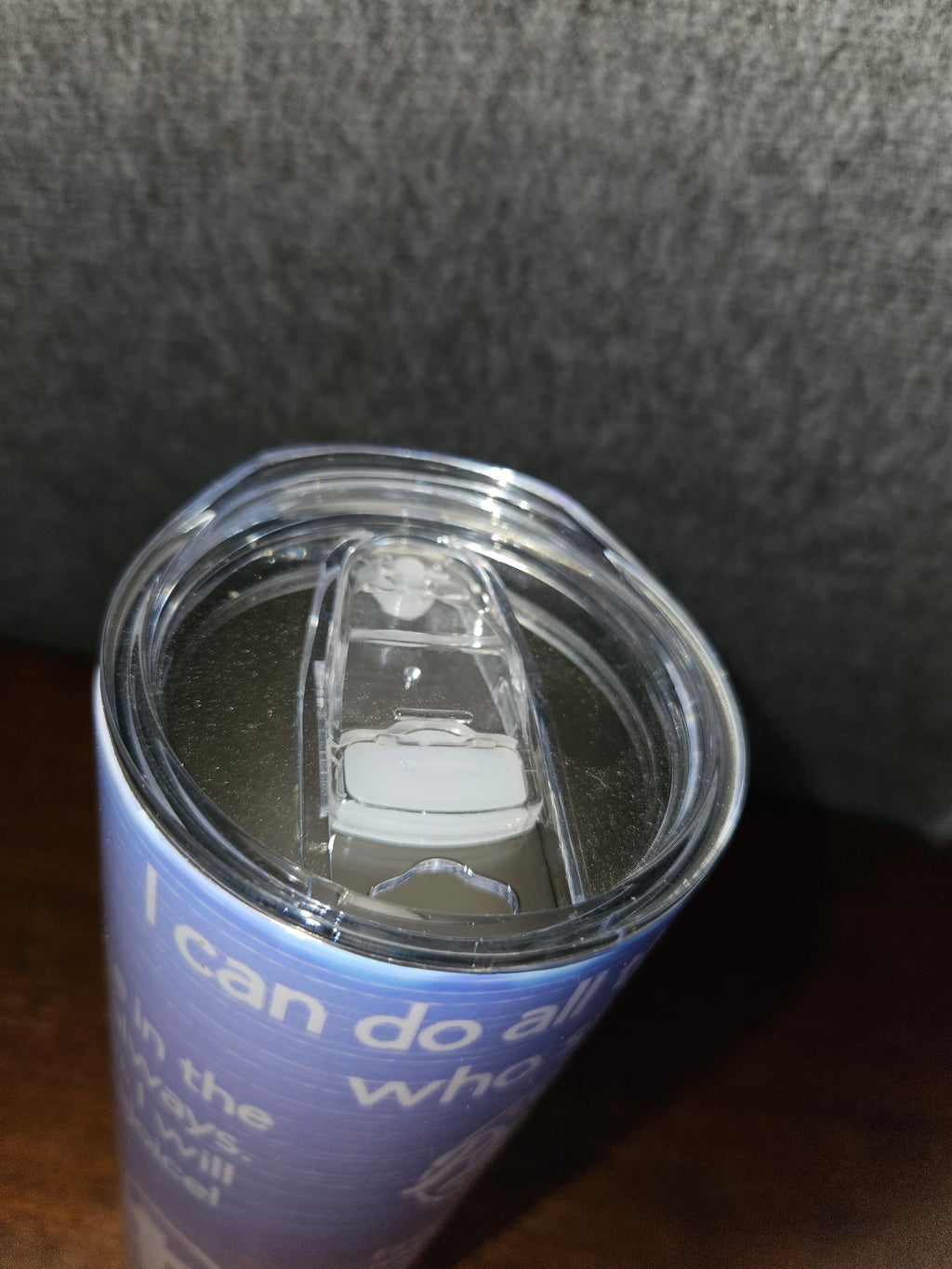 Philippians 4 Travel Mug with Straw